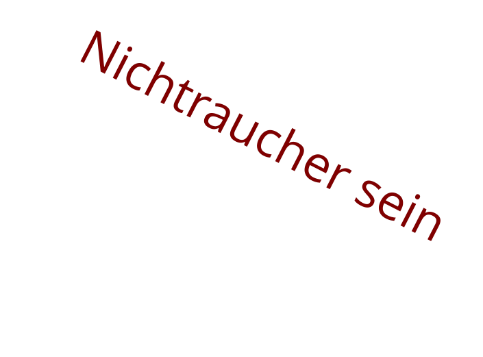 Nichtraucher sein